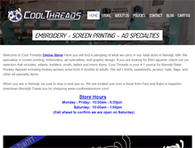 Tablet Screenshot of coolthreadsstore.com